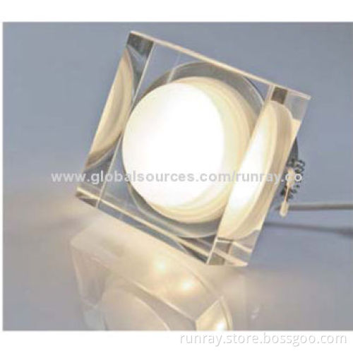 LED Crystal Downlight, 3W Power, AC 85-265V, Edison/Cree/Epistar Chip, ISO 9001 FactoryNew